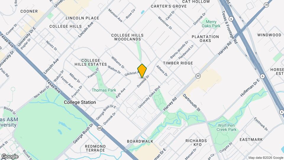 731 Dominik Dr Map and Location Details