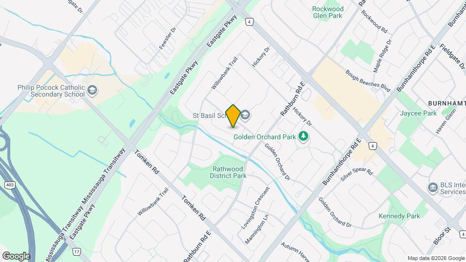 4233 Greybrook Crescent Map and Location Details
