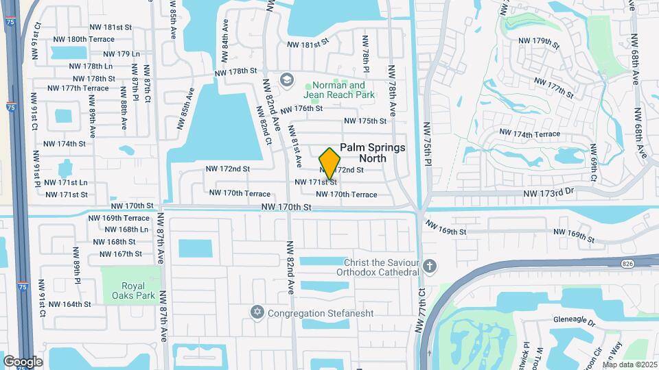 7920 NW 171st St Map and Location Details