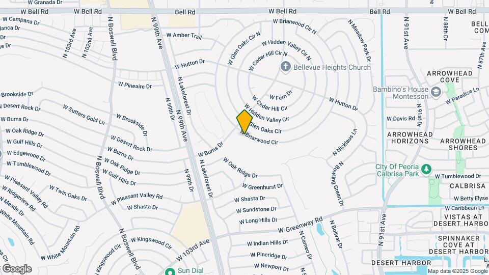 9605 W Briarwood Cir Map and Location Details