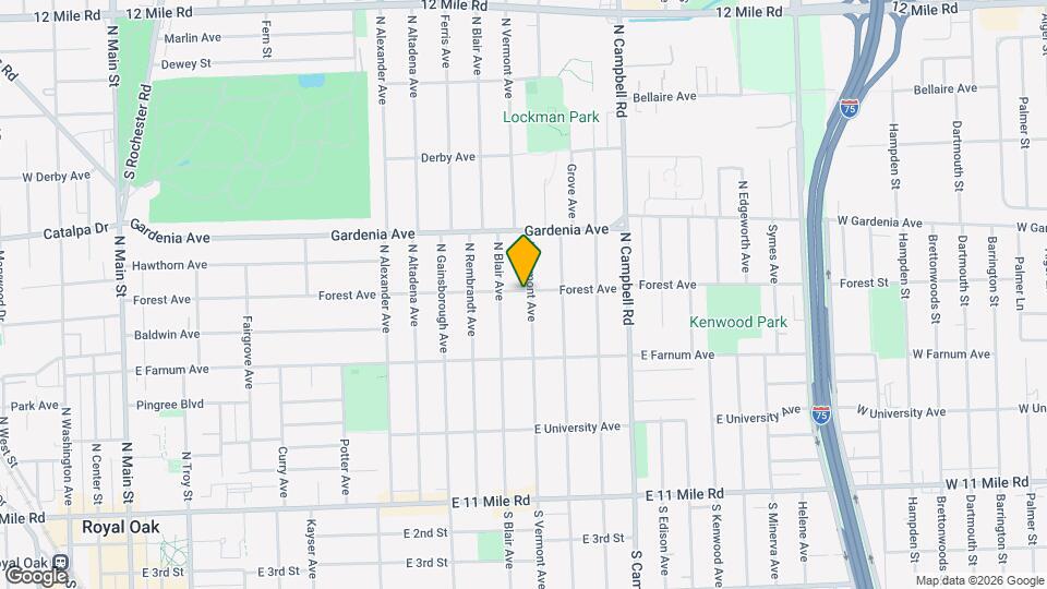 729 N Vermont Ave Map and Location Details