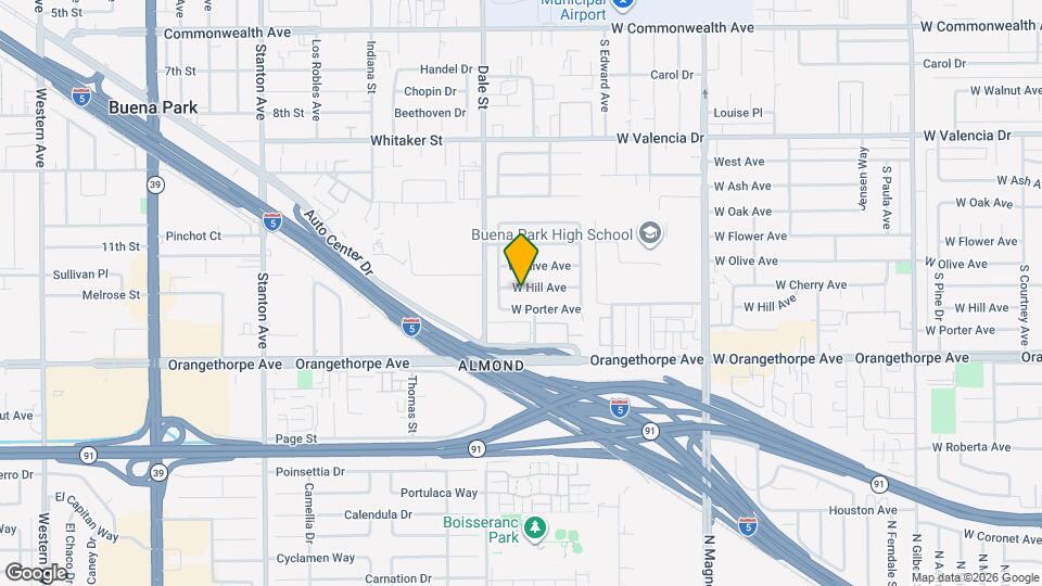 4266 W Hill Ave Map and Location Details