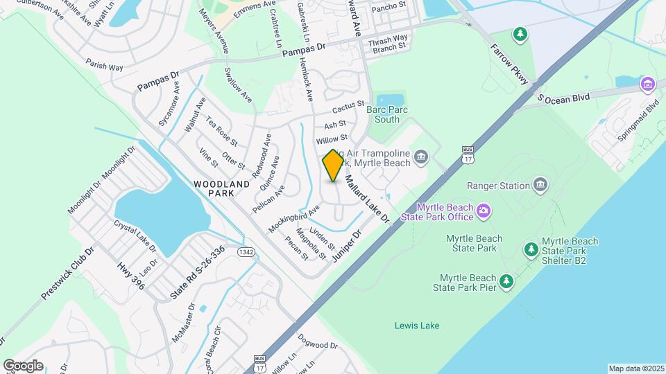 609 Hibiscus Ave Map and Location Details