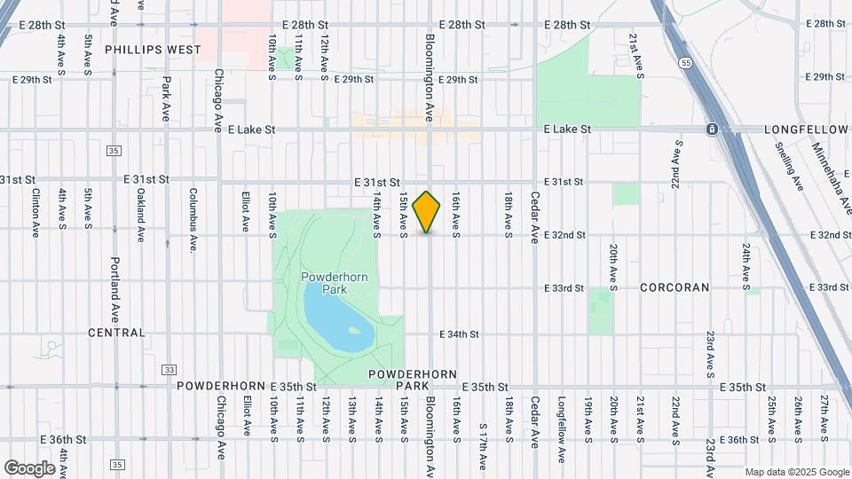 3200 Bloomington Ave Map and Location Details