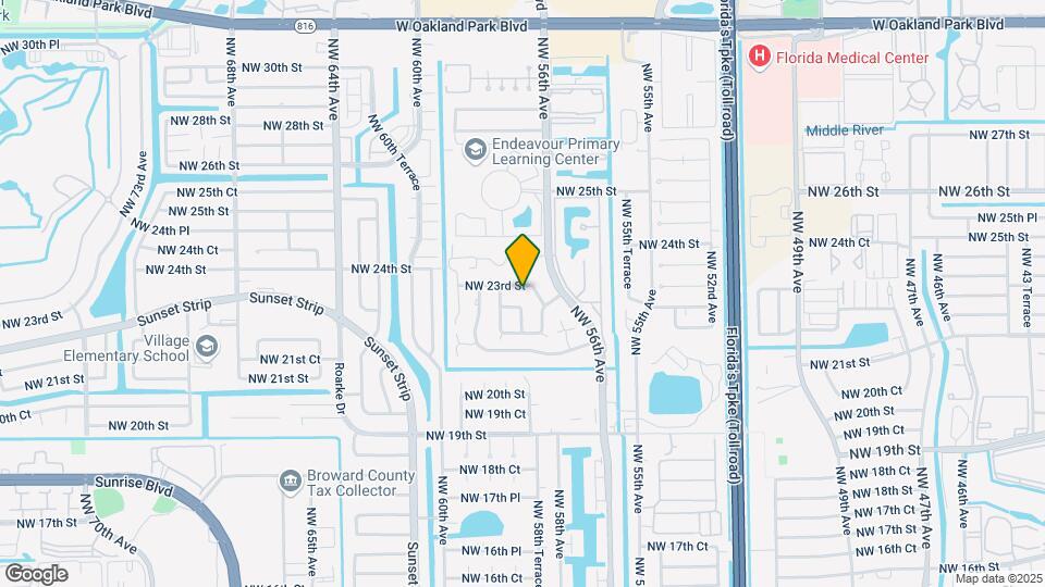 5816 NW 23rd St Map and Location Details