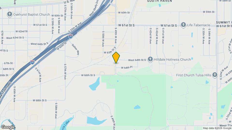 6455 S 49th W Ave Map and Location Details