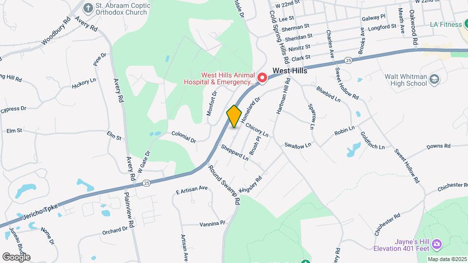 53 Homeland Dr, Unit B Map and Location Details