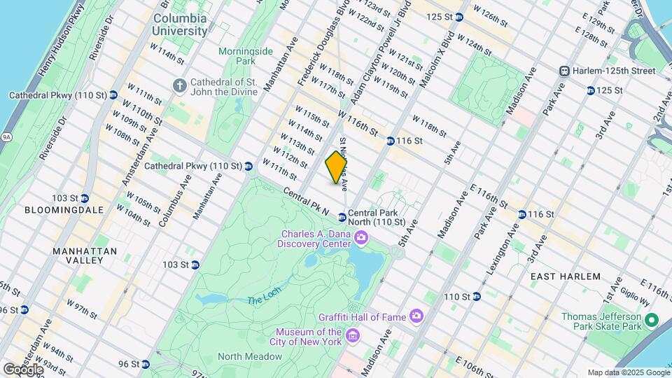 118 W 112th St Map and Location Details