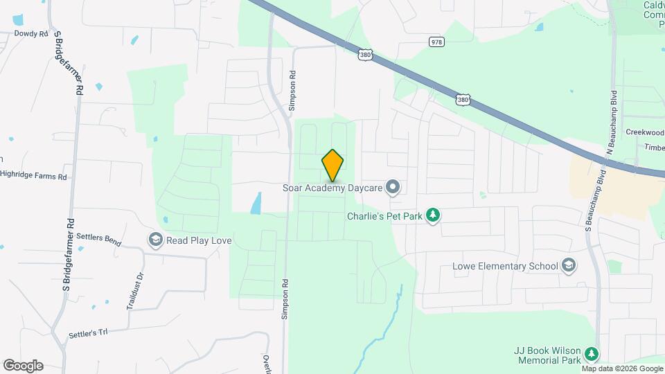 1024 Calley Pear Trl Map and Location Details