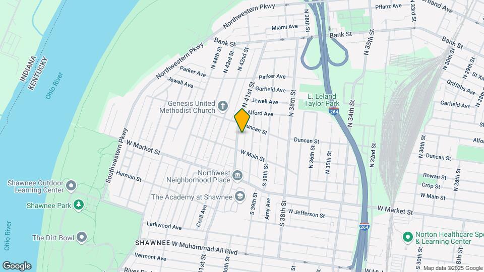 123 N 41st St Map and Location Details