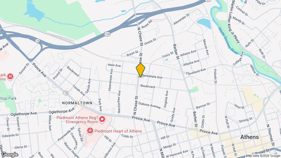 860 N Chase St Map and Location Details