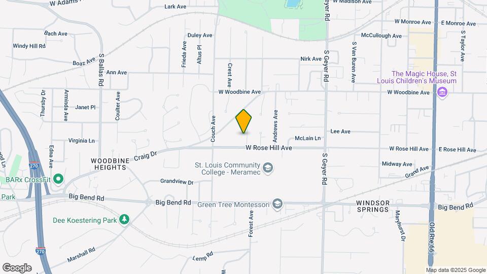 713 Huntwood Ln Map and Location Details
