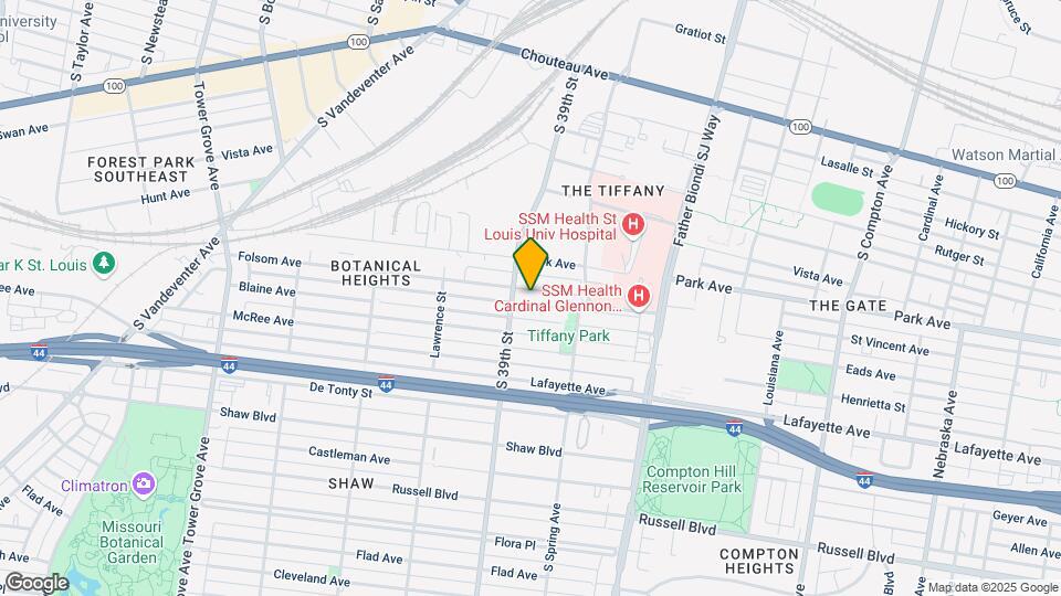 3854 Folsom Ave Map and Location Details
