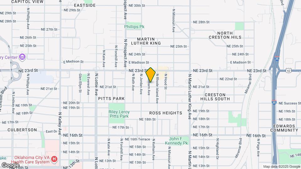 2200 N Kelham Ave Map and Location Details