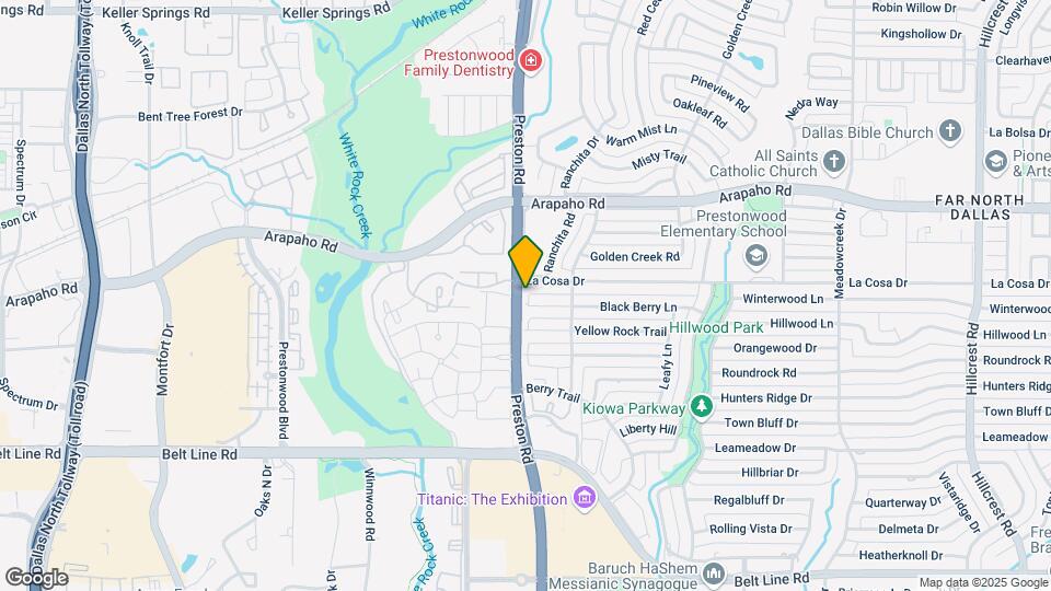 6005 Black Berry Ln Map and Location Details