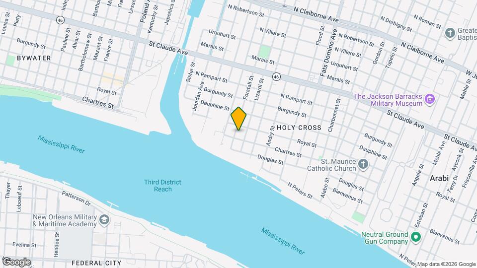 617 Forstall St Map and Location Details
