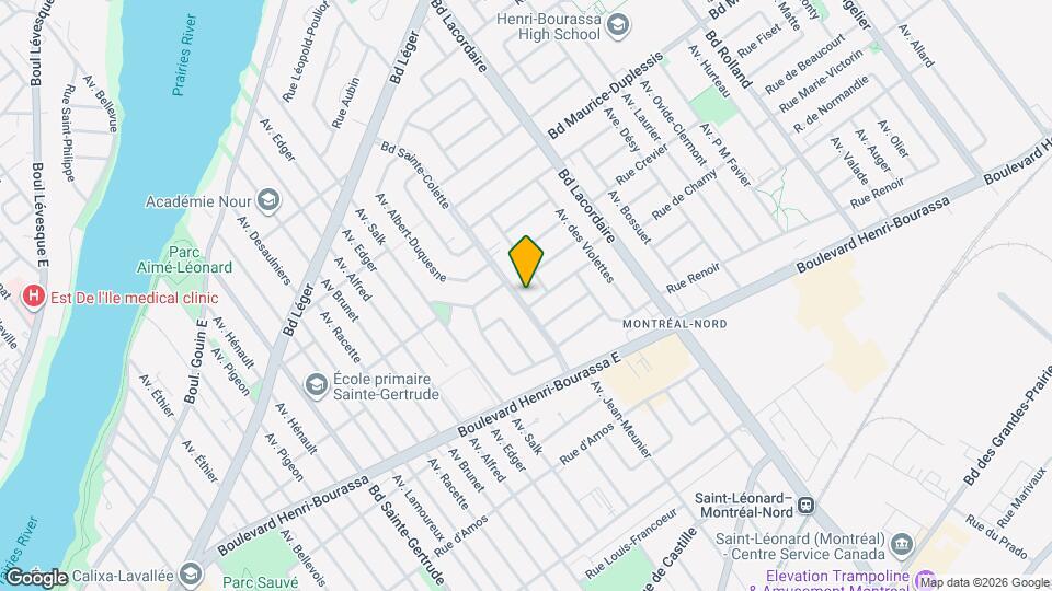 11575 - 11659 Sainte-Colette Boul Map and Location Details