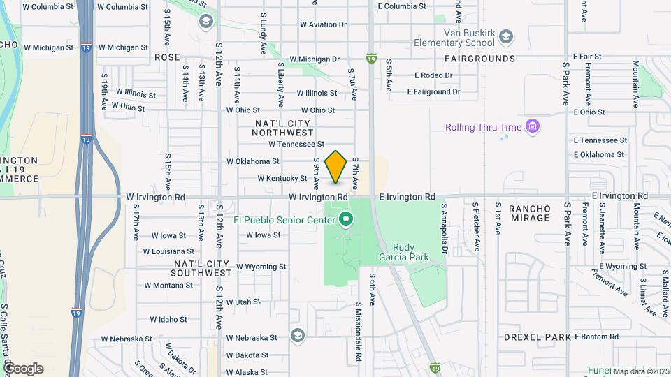 134 W Irvington Rd Map and Location Details