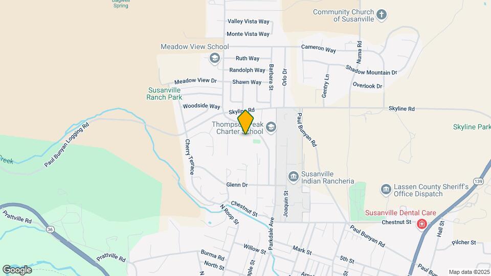 Susanville Garden Apartments Map and Location Details