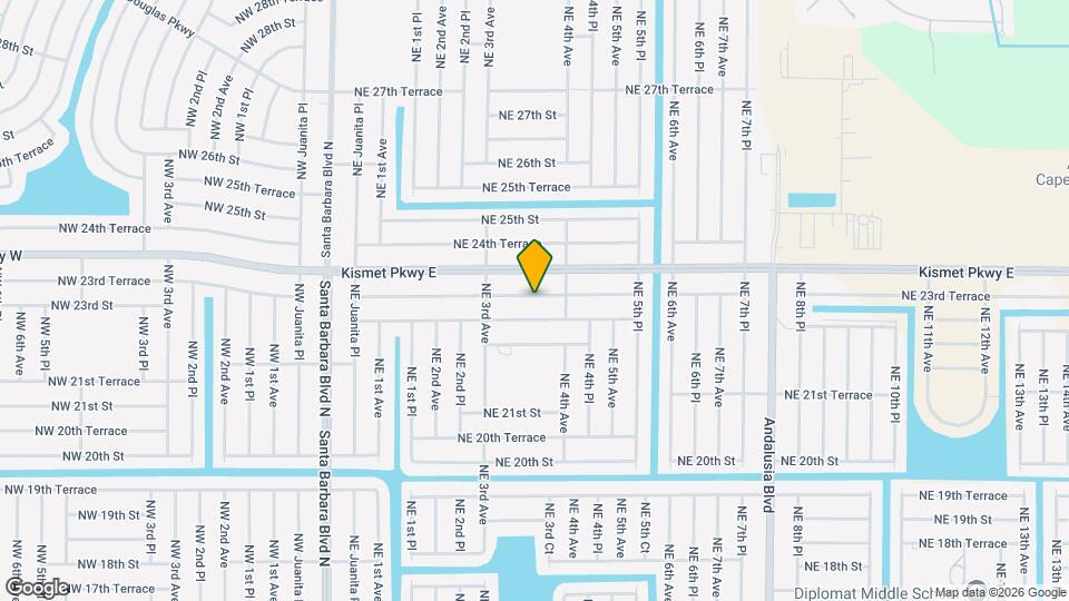 326 NE 23rd Terrace Map and Location Details