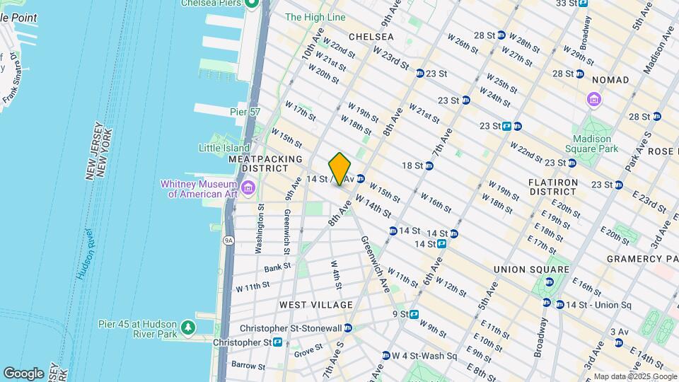 304 W 14th St Map and Location Details