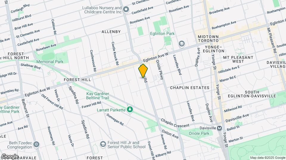 968 Avenue Rd Map and Location Details