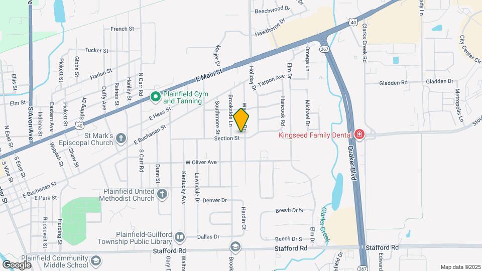 1534 Section St Map and Location Details