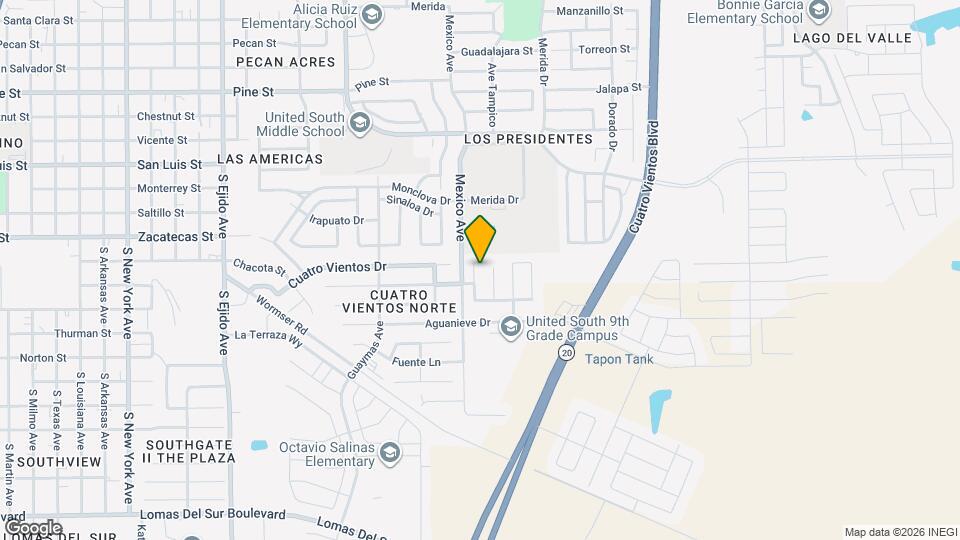 2615 Bandera Dr Map and Location Details