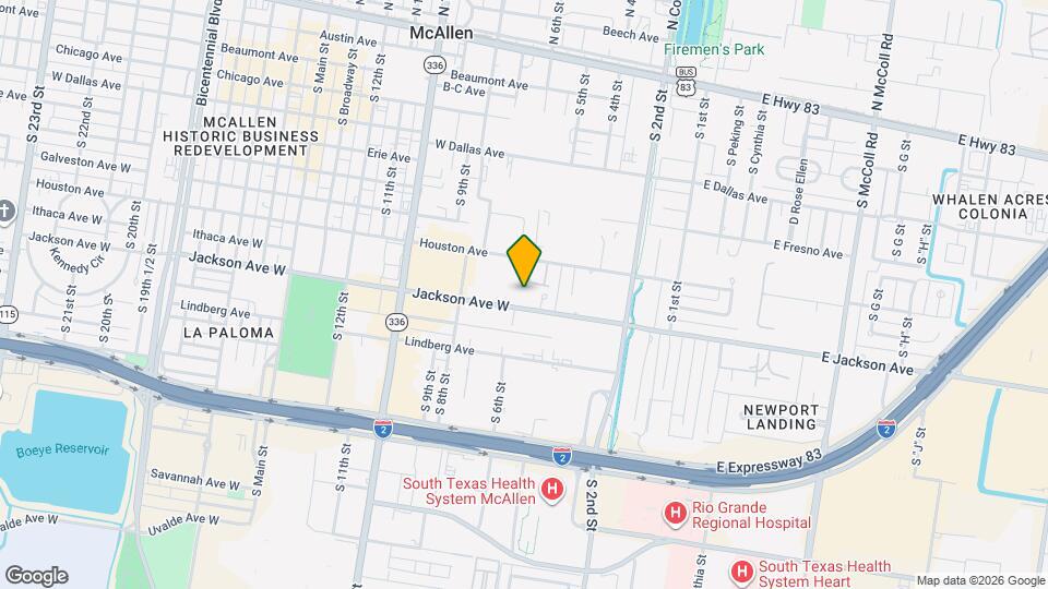 520 W Jackson Ave Mapa y Detalles de la Ubicación