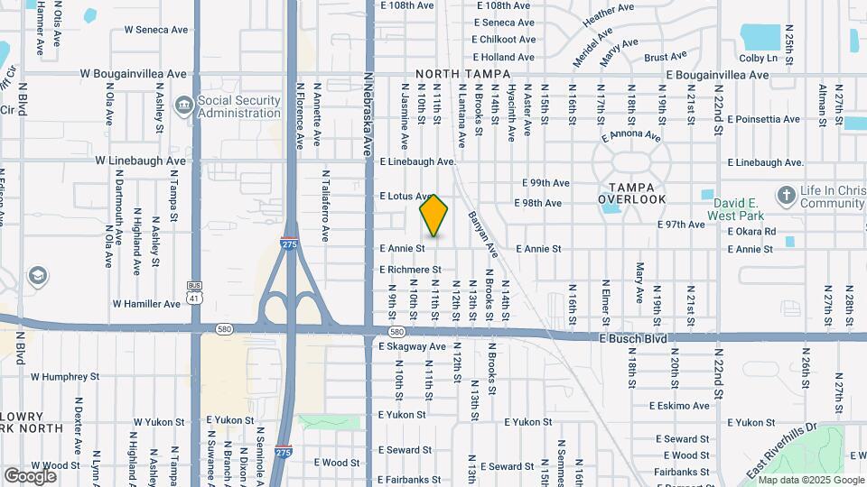 9602 N 11th St Map and Location Details
