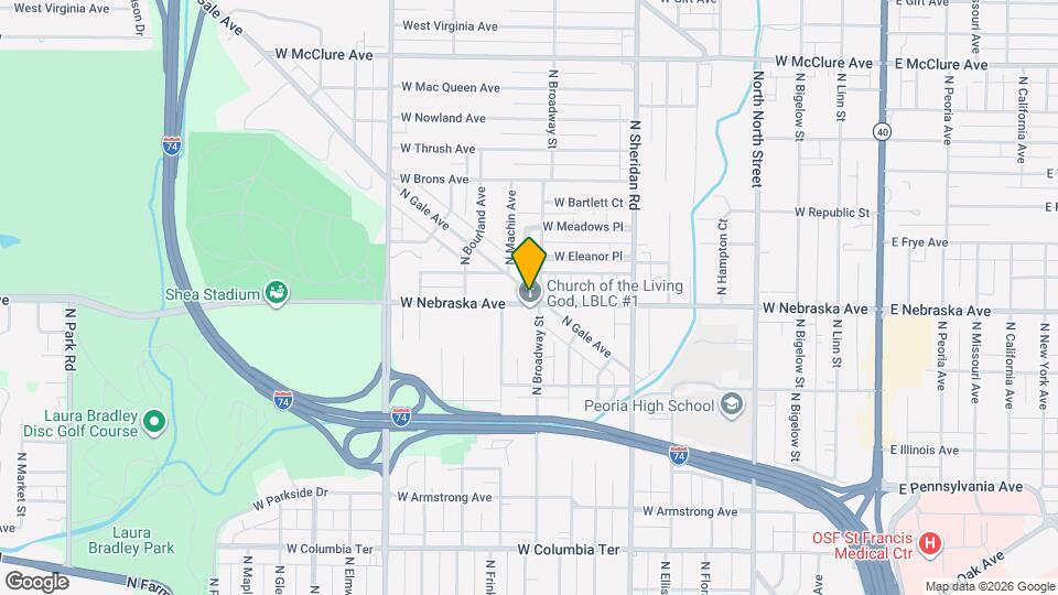 905 W Nebraska Ave Map and Location Details