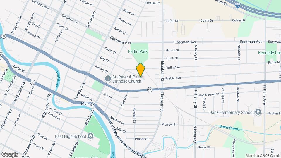 1491-1493 Harvey St Map and Location Details