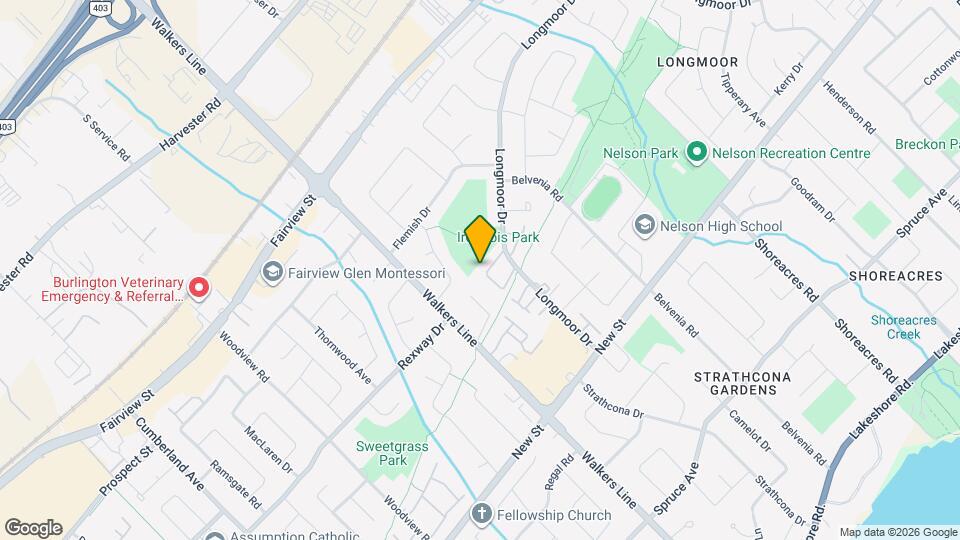 4197 Longmoor Dr Map and Location Details