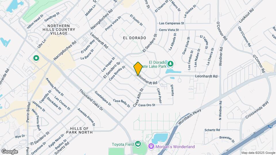 4911 Casa Grande St Map and Location Details