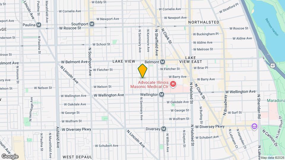 3053 N Seminary Ave Map and Location Details