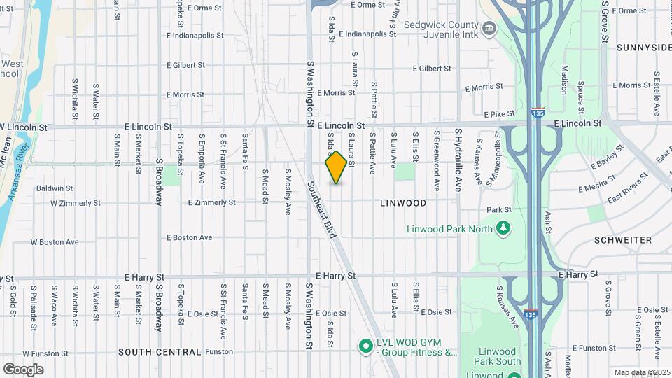 1342 S Ida St Map and Location Details