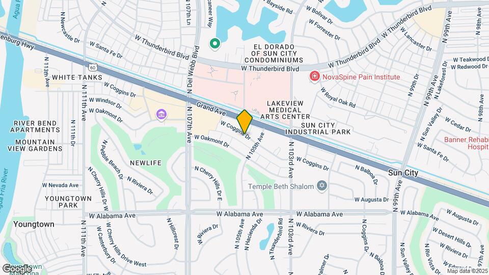 10537 W Coggins Dr Mapa y Detalles de la Ubicación
