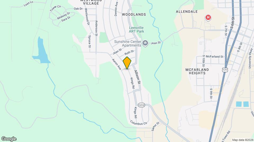 1602 Kings Rd Map and Location Details