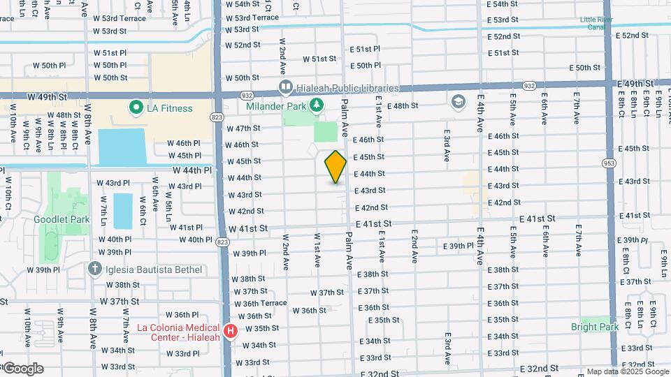 43 W 43rd Pl Map and Location Details
