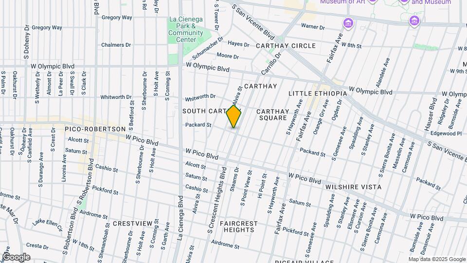 6059 Packard St Map and Location Details