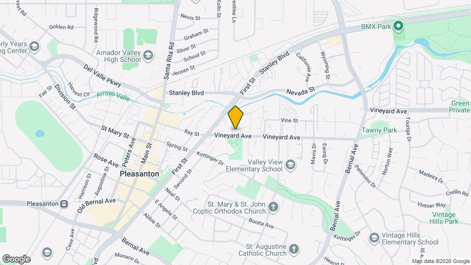 4059 Vineyard Ave Map and Location Details