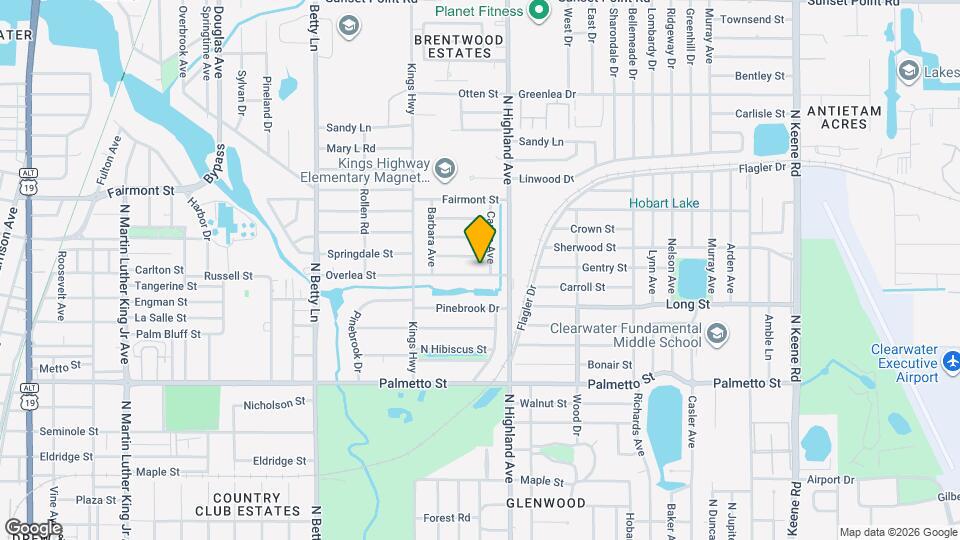 1470 Overlea St Map and Location Details