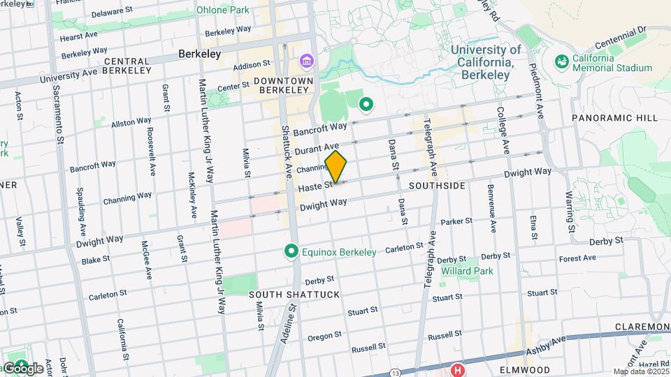 2214 Haste St Mapa y Detalles de la Ubicación
