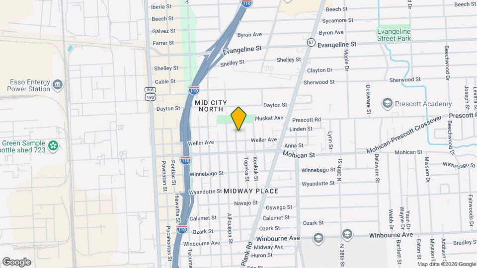 4034 Geronimo St Map and Location Details