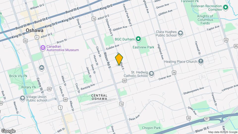 307 Vimy Ave Map and Location Details