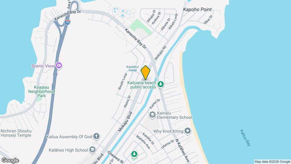 1010 Mokapu Blvd Map and Location Details