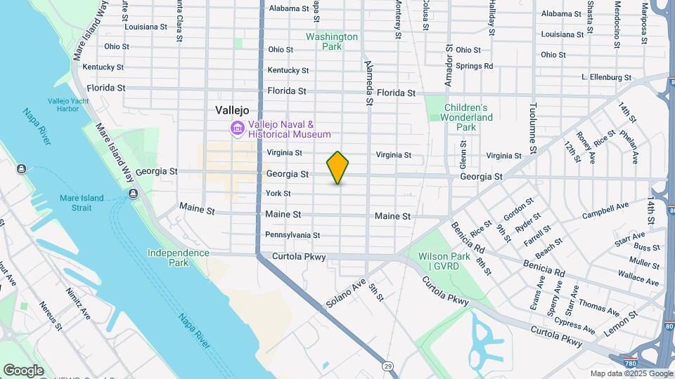 740 York St Map and Location Details