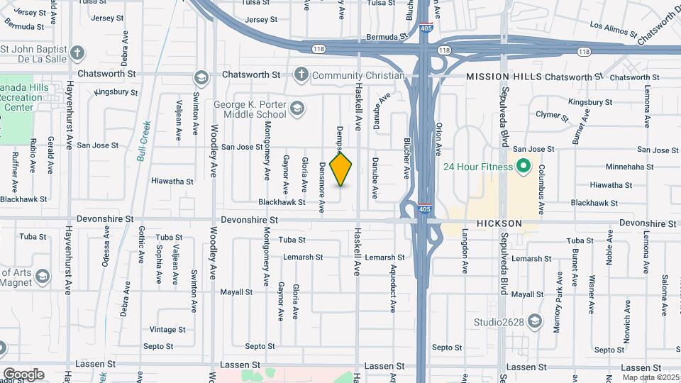 10344 Dempsey Ave Map and Location Details