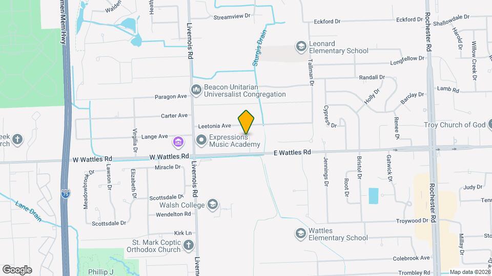 181 Crestfield Ave Map and Location Details