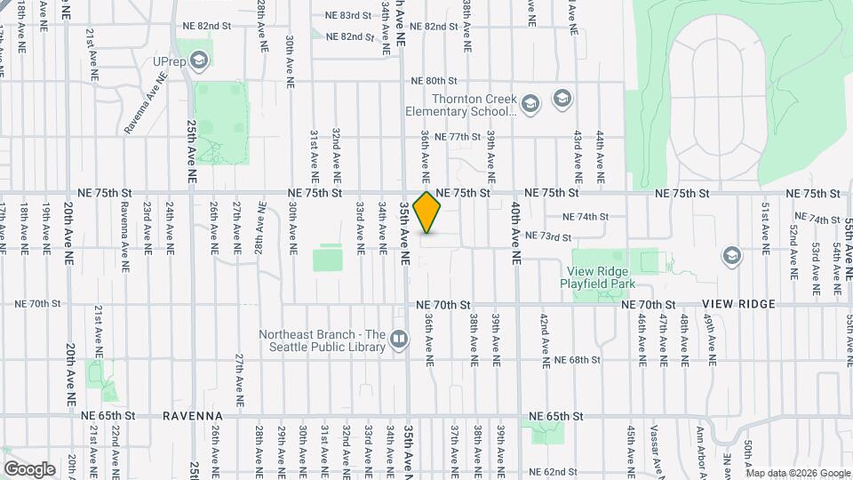 3601 NE 73rd Pl Map and Location Details